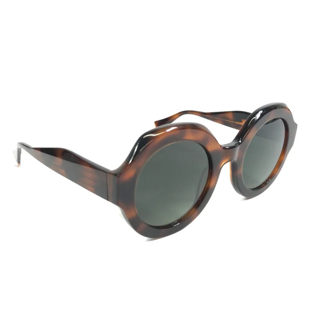 Gigi Studios Sunglasses MADDIE 67063/2 Tortoise Frames w/ Green Polarized Lenses